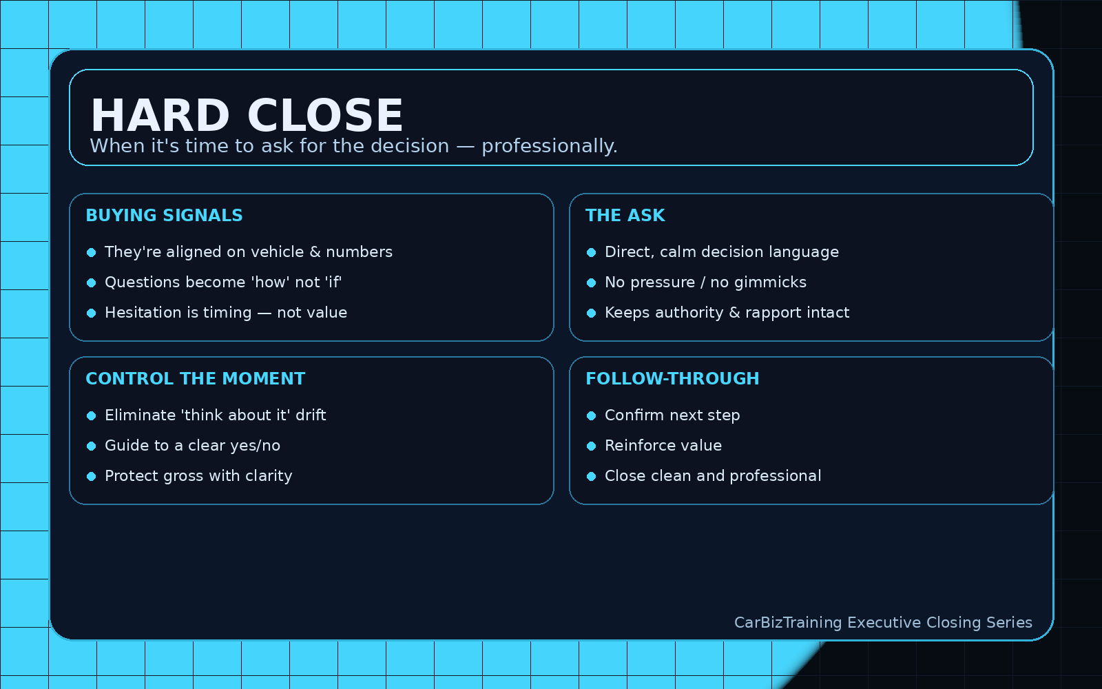 Hard Close Framework preview